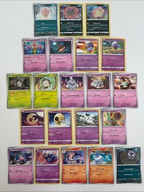 👻 Ghost & Haunted Pokémon Lot | Gastly Spiritomb Greavard Litwick | 21 Card